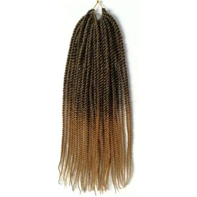 Women Fashion African Black Dirty Braid Three-Strand Straight Wig 24Inch High Temperature Wire