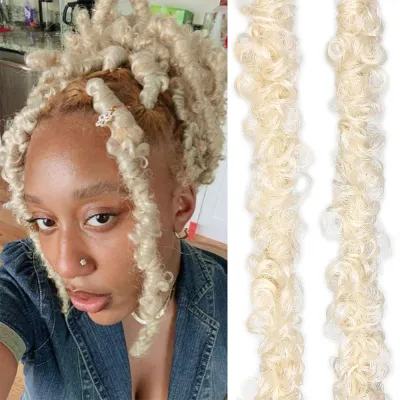 Women Creative Butterfly Crochet Wig African Dirty Braid Exotic Fluffy
