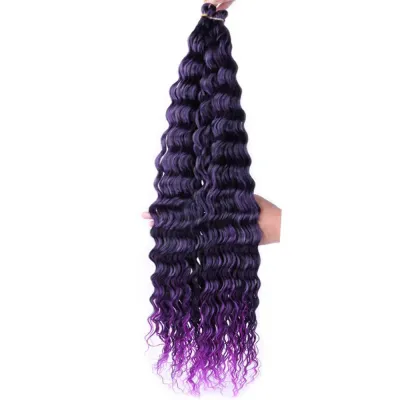 Women Fashion Deep Wave Crochet Hair Braid