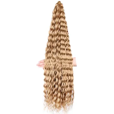 Women Fashion Deep Wave Crochet Hair Braid