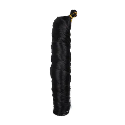 Women Simple Crochet African Braid Hair Extensions Beauty Wigs Volume 24Inch High Temperature Wire Not Hot Dye Any Nude