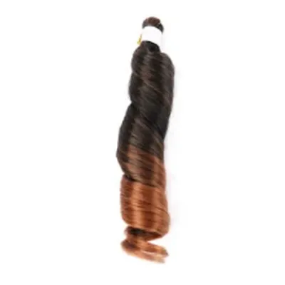 Women Simple Crochet African Braid Hair Extensions Beauty Wigs Volume 24Inch High Temperature Wire Not Hot Dye Any Nude