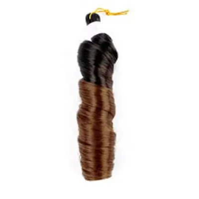 Women Simple Crochet African Braid Hair Extensions Beauty Wigs Volume 24Inch High Temperature Wire Not Hot Dye Any Nude