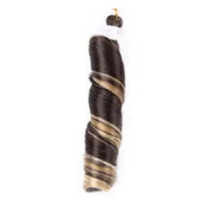 Women Simple Crochet African Braid Hair Extensions Beauty Wigs Volume 24Inch High Temperature Wire Not Hot Dye Any Nude
