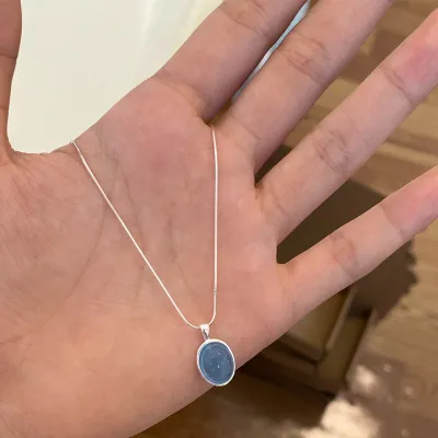 Women's Fashion Simple Moonstone Pearl Pendant Necklace