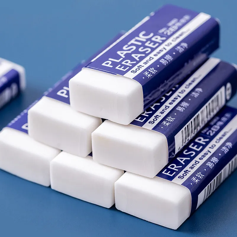 Simple Student Stationery 2B Art Eraser Rectangle PVC