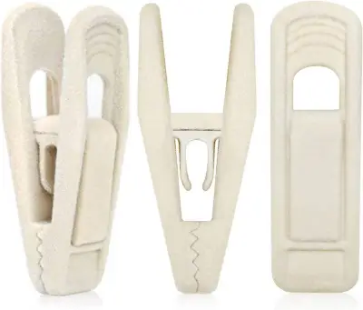 Household Multifunctional Windproof Plastic Non-Slip Seamless Flocking Clip 10pcs Set