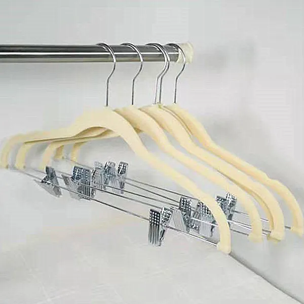 Flocking Rack Wholesale Home Multi-Functional Flocking Pants Rack With Hardware Clip ...