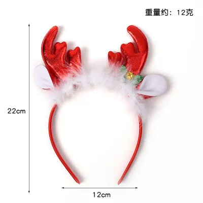 Kids Girls Cute Sweet Party Christmas Antler Hairpin