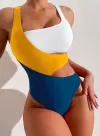 White Yellow Blue Color Contrast