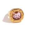Ring-Gold Pink 7#