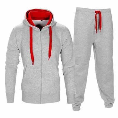 Men Casual Sports Camouflage Long Sleeve Hoodies Trousers Sets
