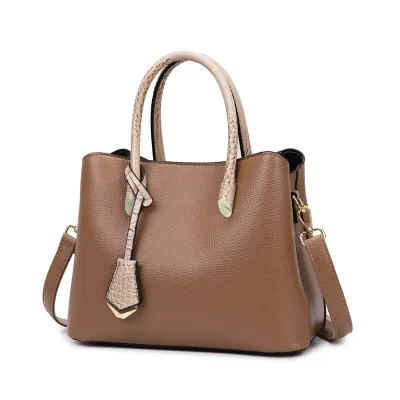 Women Retro Large-Capacity PU Handbag Child-Mother Bag