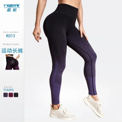 Women Gradient High Waist Sports Leggings
