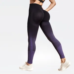 Women Gradient High Waist Sports Leggings