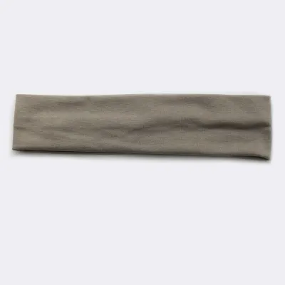 Solid Color Unisex Wide Sports Sweat-Absorbent Cloth Headband