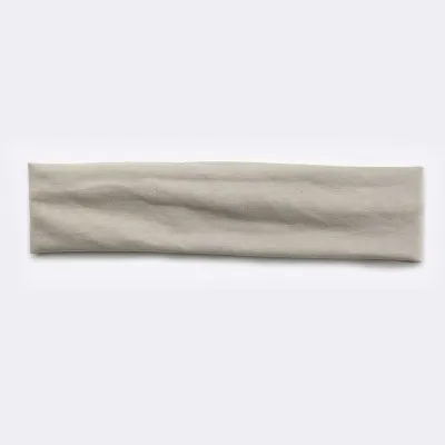 Solid Color Unisex Wide Sports Sweat-Absorbent Cloth Headband