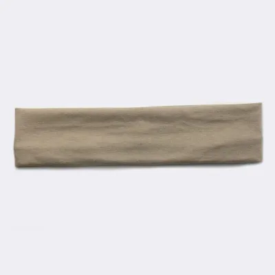 Solid Color Unisex Wide Sports Sweat-Absorbent Cloth Headband