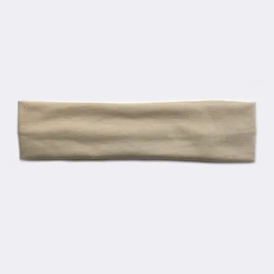 Solid Color Unisex Wide Sports Sweat-Absorbent Cloth Headband
