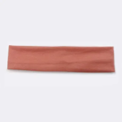 Solid Color Unisex Wide Sports Sweat-Absorbent Cloth Headband