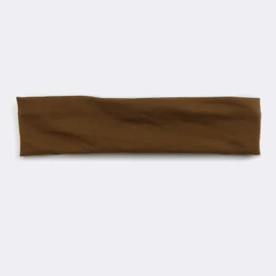 Solid Color Unisex Wide Sports Sweat-Absorbent Cloth Headband