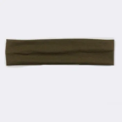 Solid Color Unisex Wide Sports Sweat-Absorbent Cloth Headband