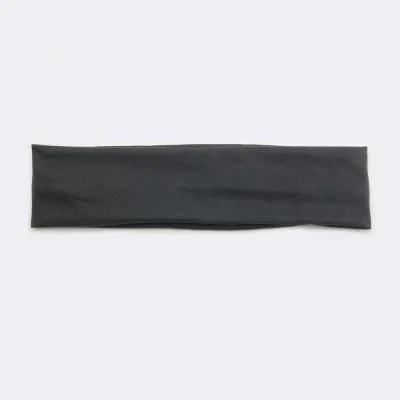 Solid Color Unisex Wide Sports Sweat-Absorbent Cloth Headband