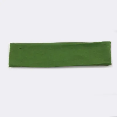 Solid Color Unisex Wide Sports Sweat-Absorbent Cloth Headband