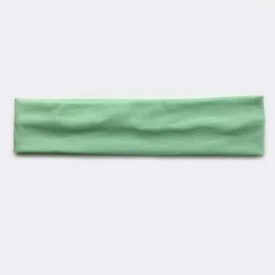 Solid Color Unisex Wide Sports Sweat-Absorbent Cloth Headband