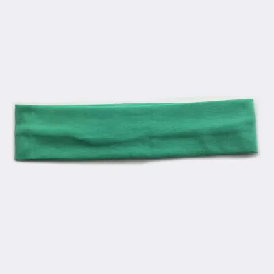 Solid Color Unisex Wide Sports Sweat-Absorbent Cloth Headband
