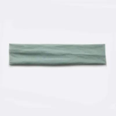 Solid Color Unisex Wide Sports Sweat-Absorbent Cloth Headband