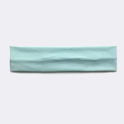 Solid Color Unisex Wide Sports Sweat-Absorbent Cloth Headband