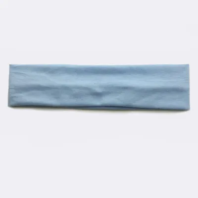 Solid Color Unisex Wide Sports Sweat-Absorbent Cloth Headband