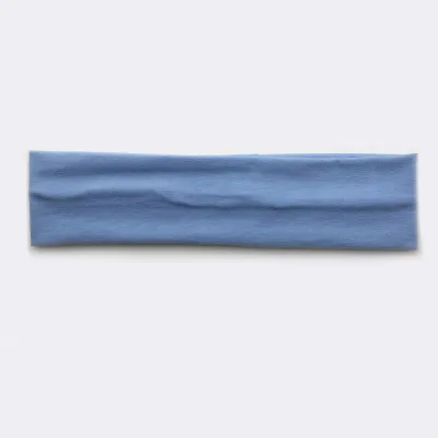 Solid Color Unisex Wide Sports Sweat-Absorbent Cloth Headband