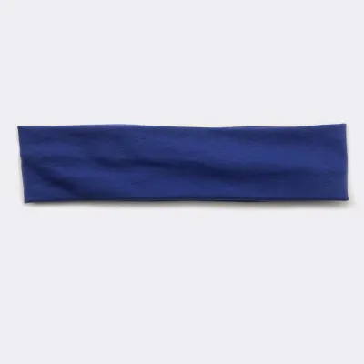 Solid Color Unisex Wide Sports Sweat-Absorbent Cloth Headband
