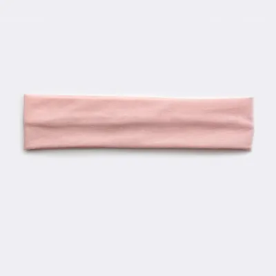 Solid Color Unisex Wide Sports Sweat-Absorbent Cloth Headband