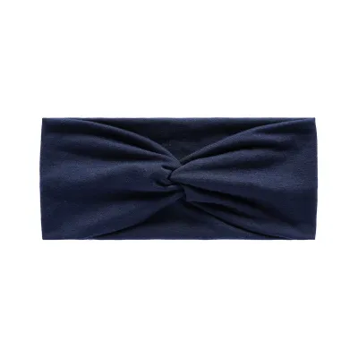 Summer Sports Hair Band Solid Color Wide-Brimmed Hood Sweat-Absorbent Knot Headband