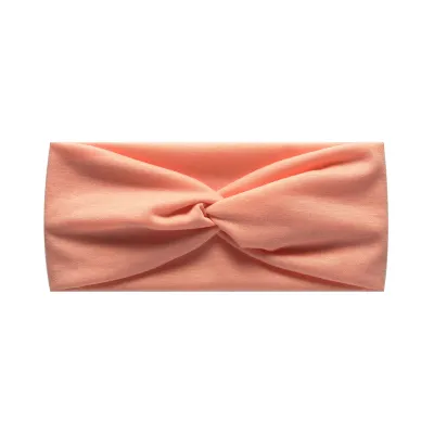 Summer Sports Hair Band Solid Color Wide-Brimmed Hood Sweat-Absorbent Knot Headband