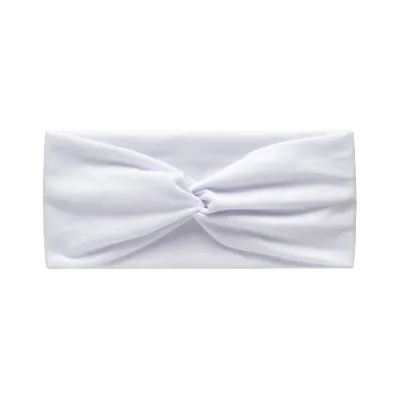 Summer Sports Hair Band Solid Color Wide-Brimmed Hood Sweat-Absorbent Knot Headband