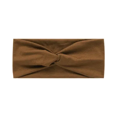 Summer Sports Hair Band Solid Color Wide-Brimmed Hood Sweat-Absorbent Knot Headband