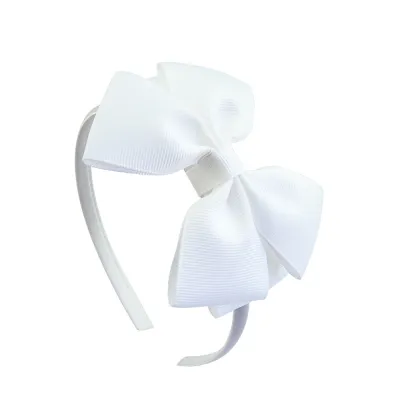 Kids Girls Plaid Bow Hair Band Headband