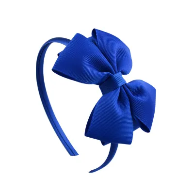 Kids Girls Plaid Bow Hair Band Headband