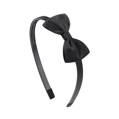 Kids Girls Cute Sweet Bow Plaid Webbing Hair Band Headband