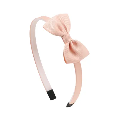 Kids Girls Cute Sweet Bow Plaid Webbing Hair Band Headband