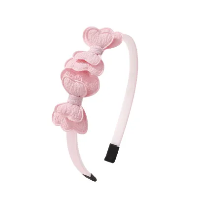Kids Girls Cute Sweet Plaid Bow Hair Band