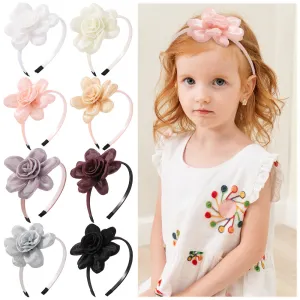 Kids Girls Cute Sweet Trumpet Flower Bow Hair Band Headband