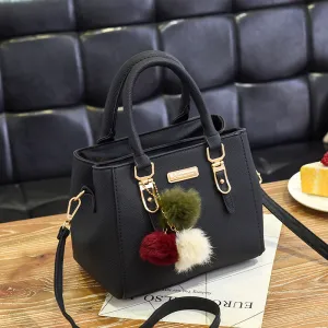 Women Fashion Large-Capacity PU Boston Bag Handbag