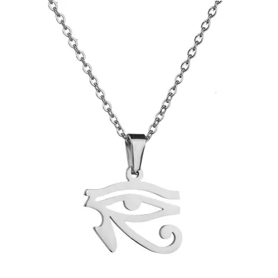 Men's Fashion Casual Evil Eye Stainless Steel Necklace