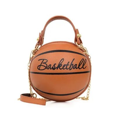 Distinctive Ball Bag Women Chain Basketball Football Crossbody Bag