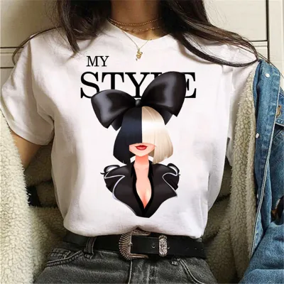 Best Friends Personalized Girlfriends Women Short Sleeve T-Shirt - Literature And Art Retro Modal